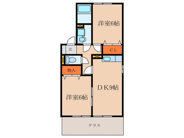 ウィング守山の物件間取画像